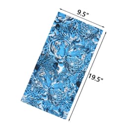Animal Printed Neck Gaiter Bandana Leopard Pattern Tube Scarf for Women Men Headband for Cycling Hunting Hiking Camping Biking