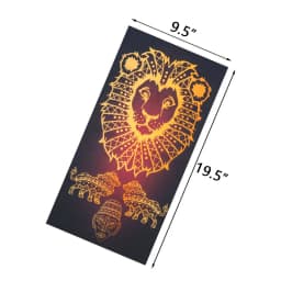 Animal Printed Neck Gaiter Bandana Leopard Pattern Tube Scarf for Women Men Headband for Cycling Hunting Hiking Camping Biking