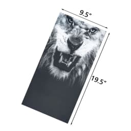 Animal Printed Neck Gaiter Bandana Leopard Pattern Tube Scarf for Women Men Headband for Cycling Hunting Hiking Camping Biking