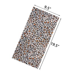 Animal Printed Neck Gaiter Bandana Leopard Pattern Tube Scarf for Women Men Headband for Cycling Hunting Hiking Camping Biking