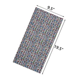 Animal Printed Neck Gaiter Bandana Leopard Pattern Tube Scarf for Women Men Headband for Cycling Hunting Hiking Camping Biking
