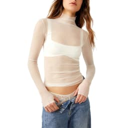 New Transparent See Through Blouse Shirt Women Sexy Harajuku Mesh Tops Casual Summer Ladies Top Femininas Clubwear SheerTee