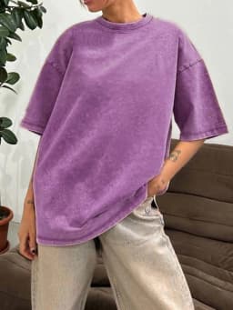 Washed Vintage Oversized T-shirts Women Cotton Top Summer Clothes Women Short Sleeve Tee Women's Oversize T Shirts For Woman