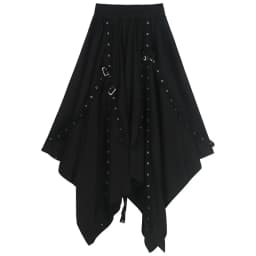 Women's Steampunk Gothic Vintage Victorian Gypsy Hippie Party Skirt Harajuku Black Y2k Cosplay Punk Skirt