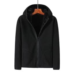 Women Hoodie Winter Coral Fleece Outdoor Jacket Women Add Velvet Thickened Warm Double-sided Cardigan Jacket Female Hoody W2407