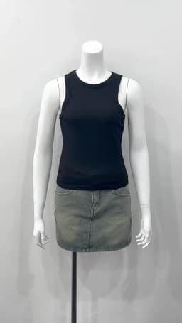 Tank Tops Women Yellow Casual Vest Sleeveless Camis Shoulder Women's Tank Top Ribbed Knitted Tops Summer Woman Shirts Tank Top