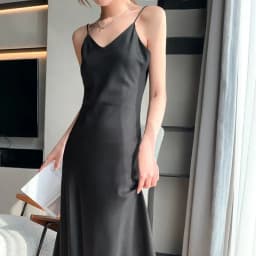 Vintage Satin Women's Dress Summer Sexy Spaghetti Strap Long Party Maxi Dresses Midi Robe Female Clothing