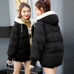 Female New Down Cotton Clothing Jacket 2025 Winter Women Short Cotton Clothing Loose Student Of Facial Bag Clothing Jacket A279