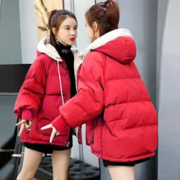Female New Down Cotton Clothing Jacket 2025 Winter Women Short Cotton Clothing Loose Student Of Facial Bag Clothing Jacket A279