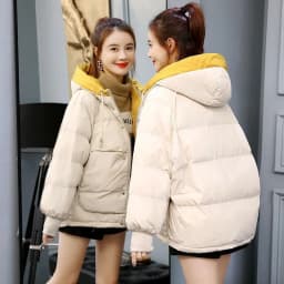 Female New Down Cotton Clothing Jacket 2025 Winter Women Short Cotton Clothing Loose Student Of Facial Bag Clothing Jacket A279