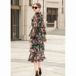 Spring Summer Dress 2024 Elegant Silk Dresses For Women Long Sleeve Floral Dress Korean Fashion Clothes Vestidos Pph4204