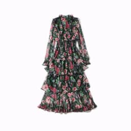 Spring Summer Dress 2024 Elegant Silk Dresses For Women Long Sleeve Floral Dress Korean Fashion Clothes Vestidos Pph4204