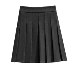 Large Size Women's Loose Solid A-Line Pleated Elastic Waist Woolen Skirt Hip 156cm Black Gray 3XL 4XL 5XL 6XL 7XL 8XL 140Kg