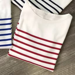 EMBELLIKE Marine Crew Neck Striped T Shirt Women Long Sleeve Combed Cotton Tops Tees Regular Fit S-XL