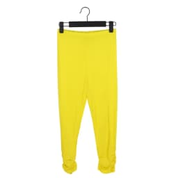 Birdtree Summer Women's Real Silk Double-sided Knitting Tight Capris Bottoming Casual Slim Pants New Arrival B37128QC