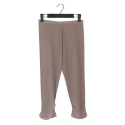 Birdtree Summer Women's Real Silk Double-sided Knitting Tight Capris Bottoming Casual Slim Pants New Arrival B37128QC