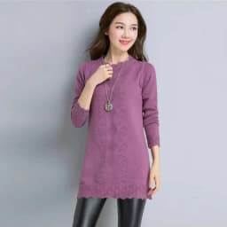 Women Sweaters Pullovers 2024 New Autumn Winter Clothes Long Knitted Sweater Knitwear Female Long Sleeve Jumper Bottoming Tops