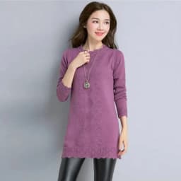 Women Sweaters Pullovers 2024 New Autumn Winter Clothes Long Knitted Sweater Knitwear Female Long Sleeve Jumper Bottoming Tops