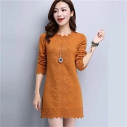 Women Sweaters Pullovers 2024 New Autumn Winter Clothes Long Knitted Sweater Knitwear Female Long Sleeve Jumper Bottoming Tops