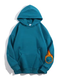 Streamgirl Fleece Oversize Hoodies Women Winter Warm Sweatshirt Pink Thick Velvet Pullovers Loose Women Hooded Sweatshirt Coats