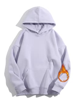 Streamgirl Fleece Oversize Hoodies Women Winter Warm Sweatshirt Pink Thick Velvet Pullovers Loose Women Hooded Sweatshirt Coats
