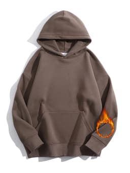 Streamgirl Fleece Oversize Hoodies Women Winter Warm Sweatshirt Pink Thick Velvet Pullovers Loose Women Hooded Sweatshirt Coats