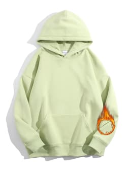 Streamgirl Fleece Oversize Hoodies Women Winter Warm Sweatshirt Pink Thick Velvet Pullovers Loose Women Hooded Sweatshirt Coats