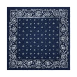 Navy Blue High Quality Hip Hop Cotton Square Scarf Men Sailboat Nautical Bandana Scarf Headband Paisley Gifts For Boys/Girls