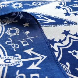Navy Blue High Quality Hip Hop Cotton Square Scarf Men Sailboat Nautical Bandana Scarf Headband Paisley Gifts For Boys/Girls