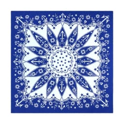 Navy Blue High Quality Hip Hop Cotton Square Scarf Men Sailboat Nautical Bandana Scarf Headband Paisley Gifts For Boys/Girls
