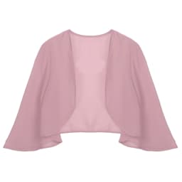 Womens 3/4 Sleeve Chiffon Cardigan Bolero Elegant Summer Ladies Wedding Wraps Shrug Bridal Bolero Long Shawl Evening Cover Up