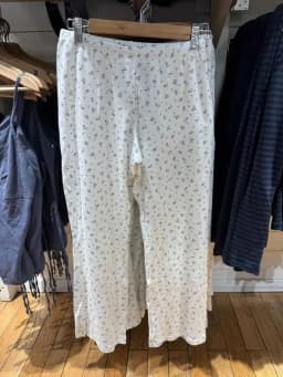 Cute Little Bears Eyelet Long Pant For Woman Clothes Elastic High Waist Straight Trousers Autumn Sweet Casual Cotton Pants New
