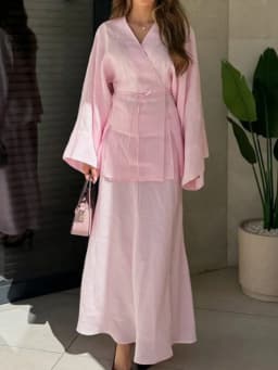 2026 New Fashion Women Casual Long Sleeve Blouse Maxi Skirts Suits 2PCS Matching Sets Elegant Dubai Turkey Set Muslim Dress Sets