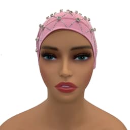 Muslim Inner Hijabs Islam Under Scarf Cap Stretchy Headscarf Bonnet Turbante Mujer Rhinestone Head Wraps for Ramadan Women