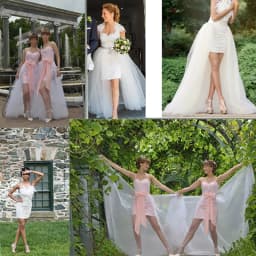 Women Tulle Tutu Long Skirts Wedding Party Cocktail Prom Bandage Mesh Maxi Skirt Bridal High Waist Detachable Overskirt Overlay