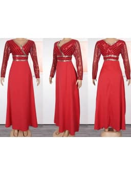 Plus Size Elegant African Dresses For Women Muslim Fashion Boubou Dashiki Ankara Outfit Evening Gown Abayas Kaftan Scarf Robe