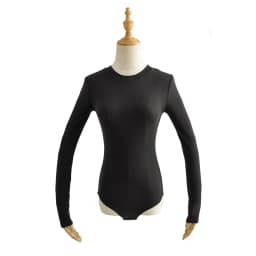 BRADELY MICHELLE 2020 New Fashion Vintage Women Rompers Slim Long-Sleeve O-neck Tops Bodysuits Streetwear Jumpsuits