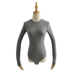 BRADELY MICHELLE 2020 New Fashion Vintage Women Rompers Slim Long-Sleeve O-neck Tops Bodysuits Streetwear Jumpsuits