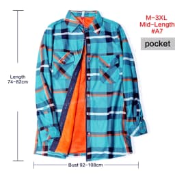 Velvet Thicken Warm Women's Plaid Shirt, Female Long Sleeve Tops M-XXL Winter Fleece Casual Blouse, Autumn Clothes T17405X