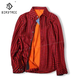 Velvet Thicken Warm Women's Plaid Shirt, Female Long Sleeve Tops M-XXL Winter Fleece Casual Blouse, Autumn Clothes T17405X