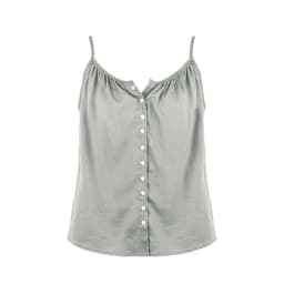 Soft Viscose Tops For Women 2024 Sexy Sleeveless Button Up Streewear Summer Top Women's Clothing Camis