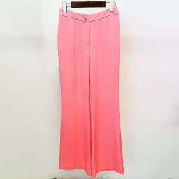 HIGH STREET Newest Fashion 2026 Fluorescent Pink Designer Trousers Women's Wide-leg Long Pants