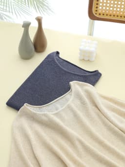 Women Summer Linen Cool T-shirt Slash Neck Light Breathable Anti-wrinkle Tee Basic Model Tshirt Skin-friendly Short Sleeve Tops