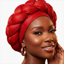 2023 NEW Rhinestone Turban Africain Auto Gele Femme Glitter Elastic Muslim Hijab Bonnet Women Head Wraps Braids Turbante Mujer