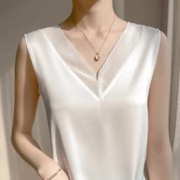 Strap Top Women Halter V Neck Basic White Cami Sleeveless Satin Silk Tank Tops Women'S Summer Camisole
