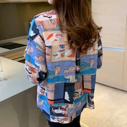 causal loose ladies shirts Fashion printing Women's Blouses Shirts Tops Blusas Mujer