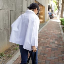 SuperAen 2023 New Solid Loose Oversize Cotton White Batwing Sleeve Fashion Women White Shirts