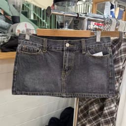 Vintage Denim Straight Mini Skirts Women Sexy Low Waist Pockets A-line Short Faldas Casual Streetwear Summer Cotton Skirt Y2k