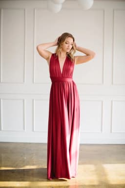 Multiway Maxi Dress Bridesmaid Dress Infinity Cocktail Dress Floor Length Bridesmaid Dress Maxi Dress for Bridesmaid Gifts