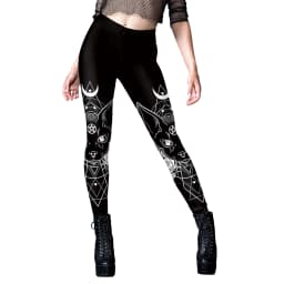 Nadanbao Women Leggings Sexy Middle Waist Skinny Leggins Halloween Skull 3D Printing Fitness Running Yoga Trousers Gym Workout